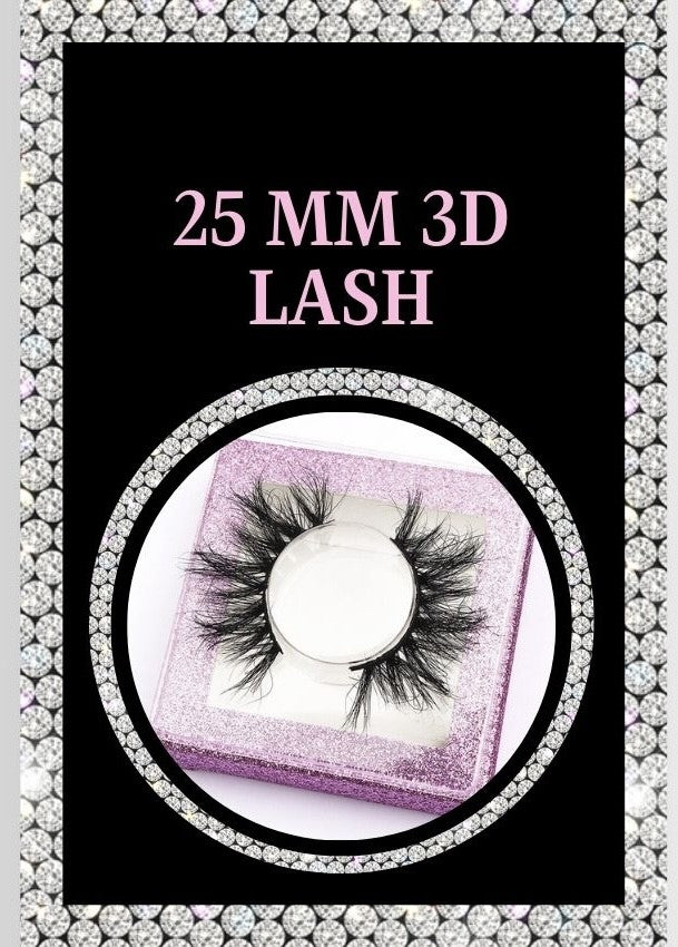 25 mm 3d mink eyelashes 