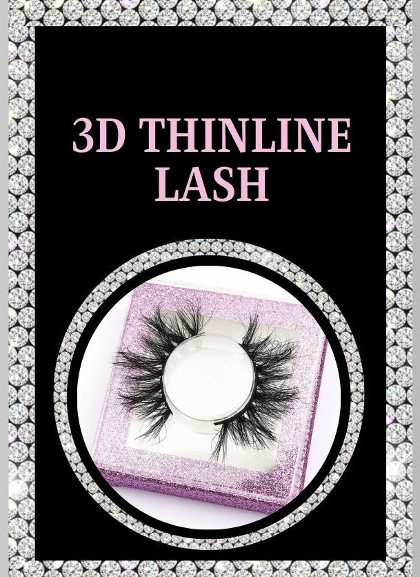 3d thin line eyelashes 